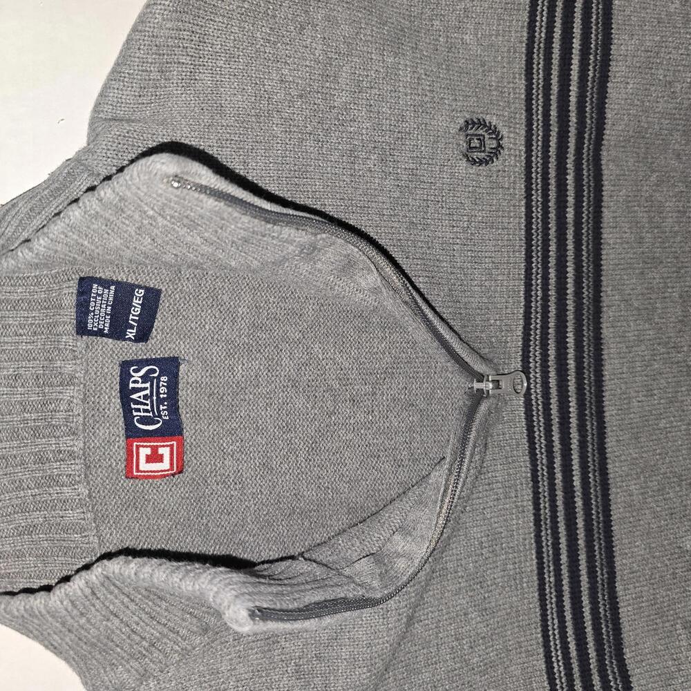 Chaps Men's XL Quarter-Zip Sweater